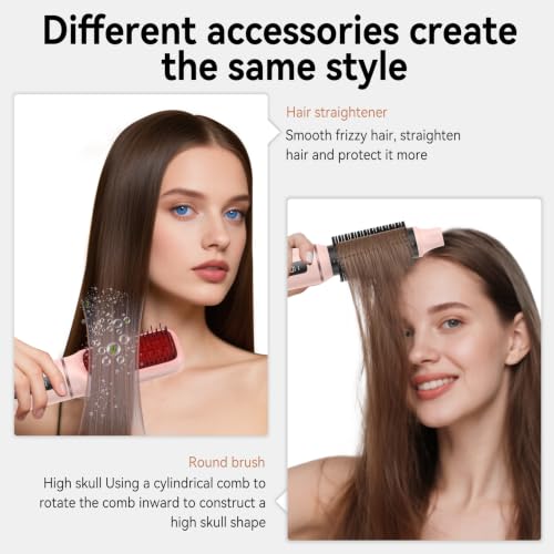 Atopskins 5-in-1 Hot Air Styler Brush, 1000W Auto-Wrap Curler