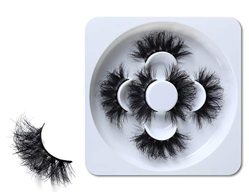 25mm Mink False Eyelashes - 3 Pairs Dramatic Volume Lashes