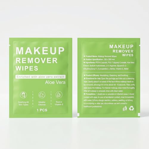 30ct Gentle Makeup Remover Wipes – Biodegradable, Travel-Size