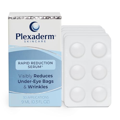 Plexaderm Rapid Reduction Eye Serum - 30 Single-Use Pods for Under-Eye Bags