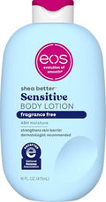 EOS Sensitive Skin Fragrance-Free Body Lotion 16 fl oz (Pack of 1) - 48HR Hydration