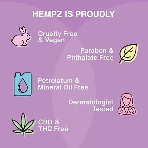 Hempz NEW Mini Star Dust Body Lotion, Iridescent Glow Shimmer, Passionfruit and Wild Orchid, Hydrating and Nourishing Moisturizer, 2.25 fl.oz.