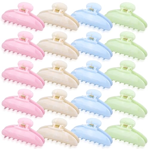 Knitgrip 20 Pcs Large Acrylic Hair Claw Clips, 4.1 Inches