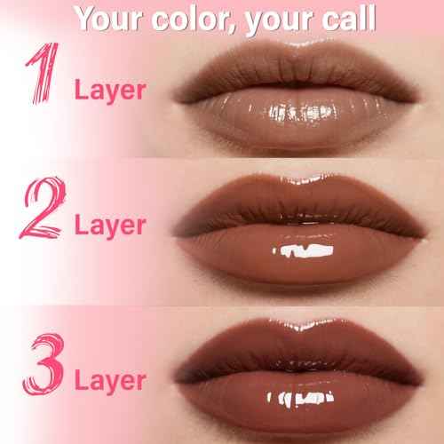 Lip Stain - Lip Stain Peel Off | Waterproof, Transfer-Resistant, Smudge-Proof | Precise Application, One-Peel Finish | Long Lasting Lip Liner Stain for All-Day Color Hold£¨Light Brown£©