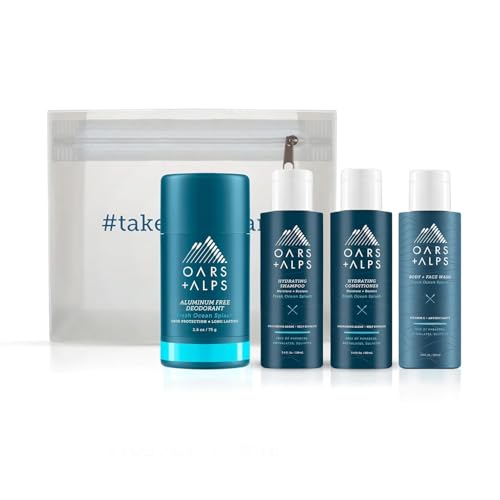 Oars + Alps Men's Travel Kit - TSA Compliant Toiletries