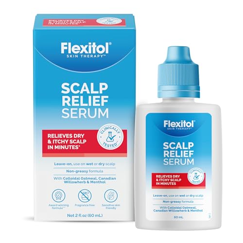 Flexitol Scalp Relief Serum - Itchy Scalp Treatment, 2 oz