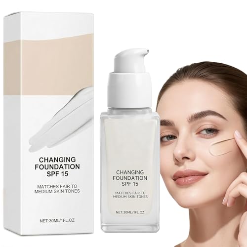 Color Changing Foundation for Mature Skin - Hydrating, Buildable Coverage