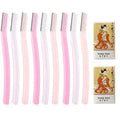 Facial Razor Large for Women Pack of 9(3pcs x 3 packs) Includes MAYAX Original Oil Blotting Paper japan import