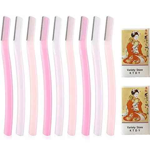 Facial Razor Large for Women Pack of 9(3pcs x 3 packs) Includes MAYAX Original Oil Blotting Paper japan import