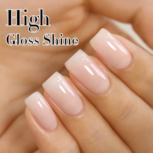 Double Rhythm Translucent Jelly Gel Polish - Sheer Beige Nude 15ml