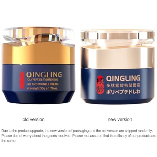 Qingling Crema Para Arrugas, Qingling Face Cream, Qingling Wrinkle Removal Cream, Polypeptide Tightening and Anti-Wrinkle Cream, Firming Anti-aging Eye Cream for Women Men (2)