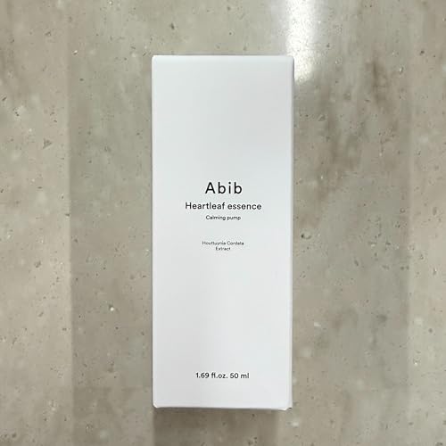 Abib Heartleaf Essence Calming Pump 1.69 fl oz / 50ml I Essence for Face, Soothing, Hydrating