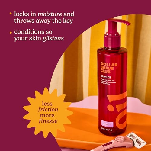 Women’s Shave Oil 8oz - Hydrating Pre-Shave Aid with Cashmere Santal Scent (2 Pack)