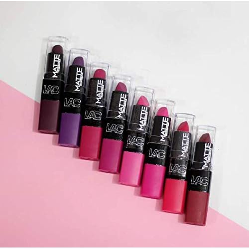 L.A. COLORS Matte Lipstick, Bewitched CML472 (Pack of 2)