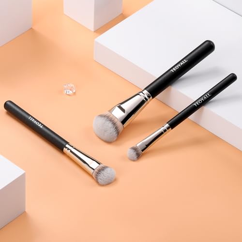 Foundation Concealer Highlight Brush Set 3pc