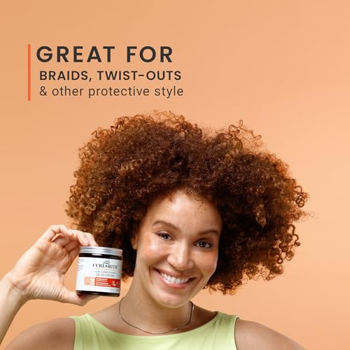 8 Fl Oz Curlsmith Curl Conditioning Oil-in-Cream for Thick Curly Hair - Deep Moisture Leave-In, Vegan & Cruelty-Free