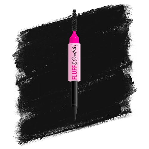 NYX Fluff & Snatch Brow Powder Pen - Black Cream to Powder Eyebrow