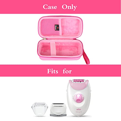 Mchoi Hard Carrying Case Fits for Braun Hair Removal for Women Epilator Silk-epil 3 3-270, EVA Portable Storage Case Shockproof, CASE ONLY