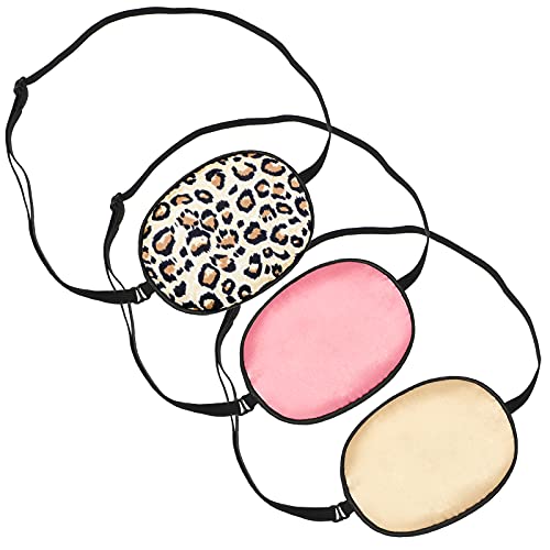 Silk Eye Patch for Adults - 3 Pack Adjustable Lazy Eye