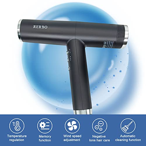 Professional Ionic Hair Dryer 110000 RPM with Diffuser