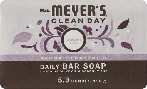 Mrs Meyers Clean Day Soap Bar Geranium, 5.3 ounce