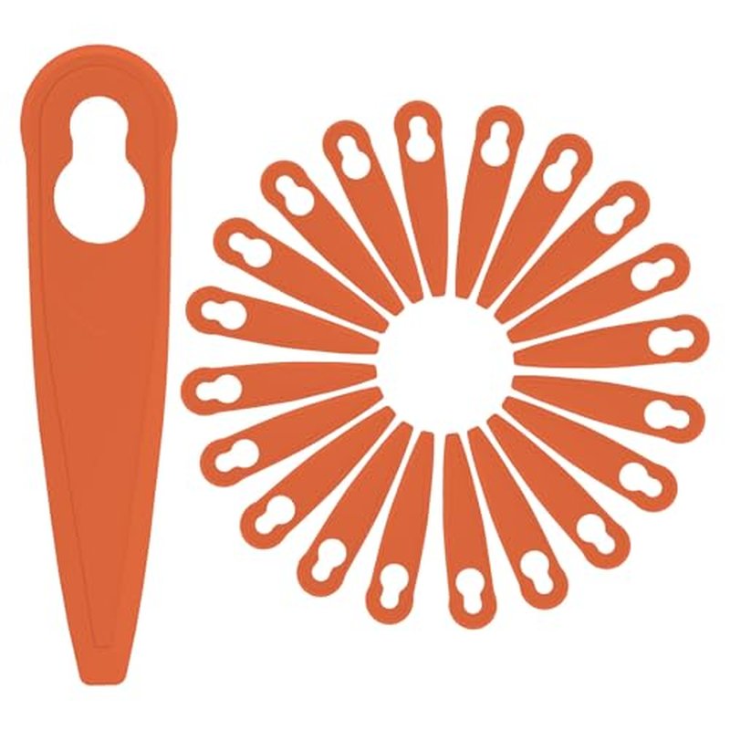 100-Pack Nylon Trimmer Blades for STIHL Polycut & Sun Joe