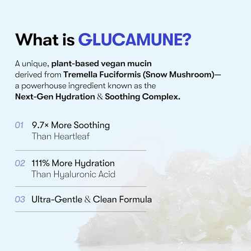 VT COSMETICS Glucamune Facial Toner with Snow Mushroom, Hydrating & Soothing for Dry, Sensitive, and Combination Skin, Vegan Toner, Fragrance-Free, Korean Skincare (6.76 fl. oz.)