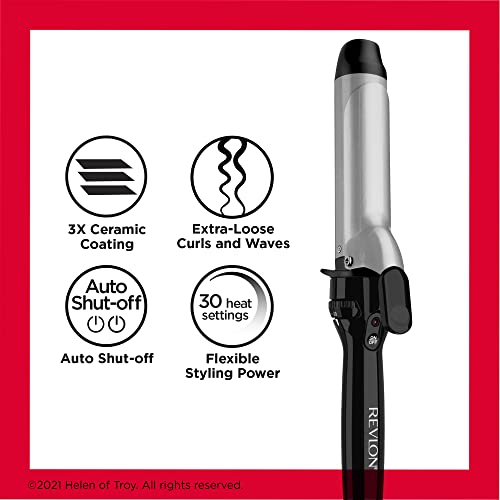 Revlon Perfect Heat Triple Ceramic Curling Iron 1.5 inch