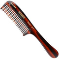 Kent 21T 8 Inch Large Detangling Comb, Wide Teeth for Thick Curly Wavy Hair. Long Hair Detangler Comb For Wet and Dry. Handmade of Quality Cellulose, Saw-Cut Hand Polished, Made in England