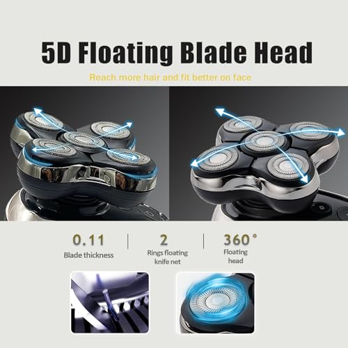 Shaver Replacment Heads Compatible with Remington Balder Boss XR7120/XR7100/XR1600/RX7 Shavers (1 Pack)