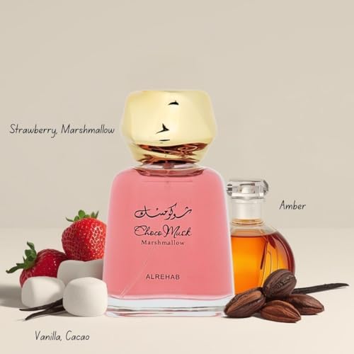 Al-Rehab Choco Musk Marshmallow Unisex Eau de Parfum 3.4oz - Long-Lasting Sweet Fragrance