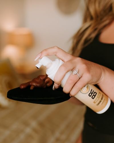 Bronze Cactus Caramel Cream Tanning Mousse | Easy Application & Instant Gratification | Dries Immediately Without Leaving You Sticky | Non-Scented, Streak Free