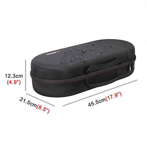 RLSOCO Hard Case for Dyson Airwrap Complete Long/Complete Styler HS08 HS05 HS01,NOT for Dyson Airwrap i.d. - Fits 4pcs Long Barrels or Short Barrels - Black (Case Only,Hair Styler is not Included)