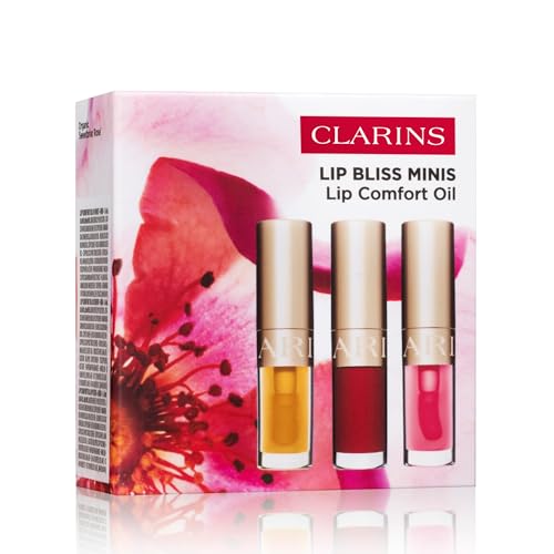 Clarins Lip Comfort Oil 3-Piece Set | Plumping Lip Oil