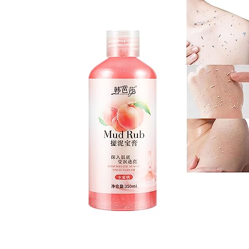 Peach Mud Exfoliating Body Scrub - 350ML DafPrauy Natural Skin Care