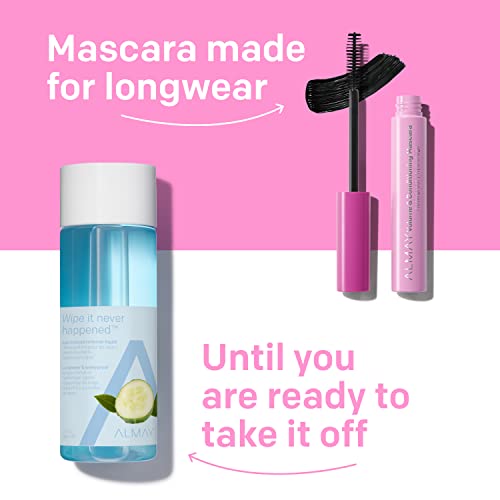 Almay Longwear Waterproof Eye Makeup Remover Liquid 4 fl oz – Gentle, Ophthalmologist Tested