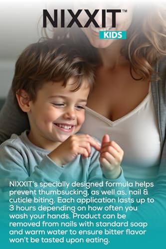 NIXXIT Nail Biting Prevention Pen for Kids - Safe & Effective
