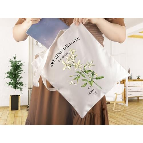 WCGXKO Movie Merch Uncle Iroh Tea Lover Gift Dragon Tote Bag for Fans Fandom Merch