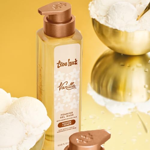 Tree Hut Vanilla Body Wash – Hydrating Gel with Shea Butter