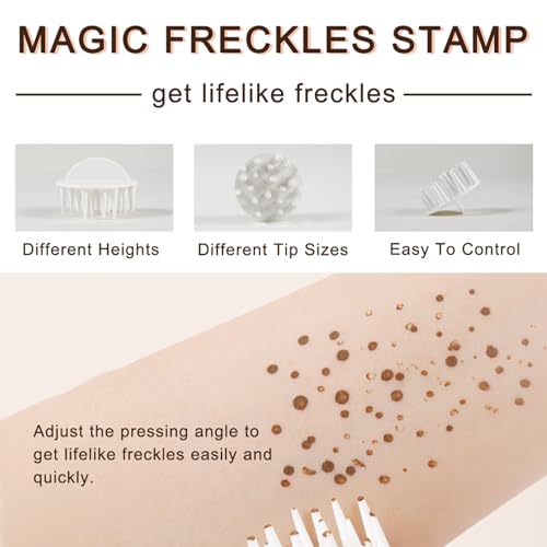 Erinde Liquid Freckle Stamp Pen - Waterproof Saddle Brown