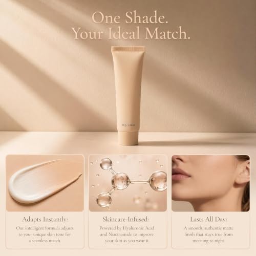 Color-Adjusting Foundation for Women | Self-Blending All-Day Wear