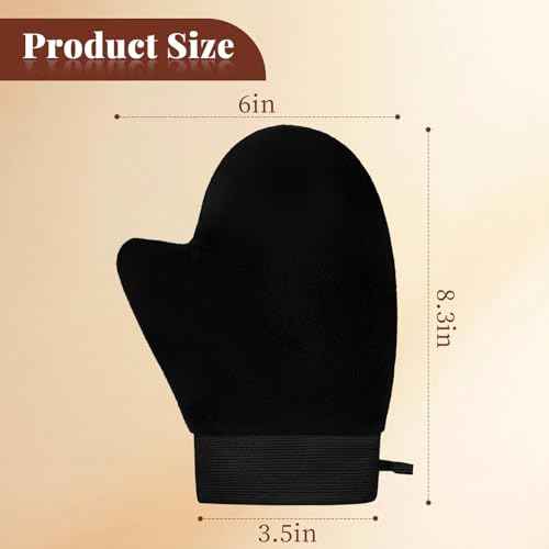 2 Pack Self Tanning Mitt - Elastic Wrist Tanning Gloves Prevents Staining, Tanning Mitt Applicator for Tanning Mousse or Lotion
