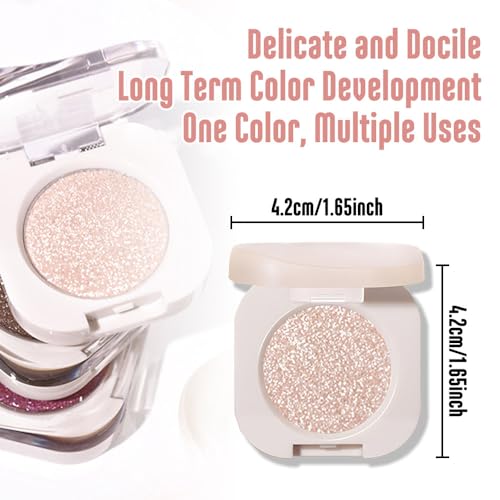 2-Pack Glitter Eyeshadow Palette - Shimmer & Metallic