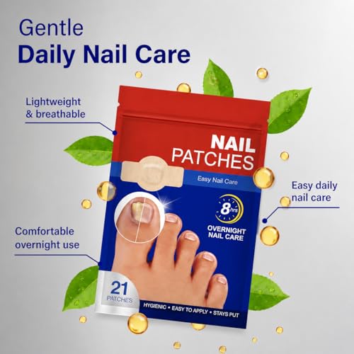 Overnight Nail Care Support Patches for Toenails & Fingernails - 84 Pack