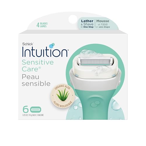 Schick Intuition Sensitive Care Razor Refills, 6-Count