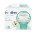 Schick Intuition Sensitive Care Razor Refills, 6-Count