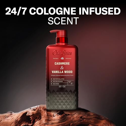Old Spice Body Wash Cashmere Vanilla Wood 20 oz
