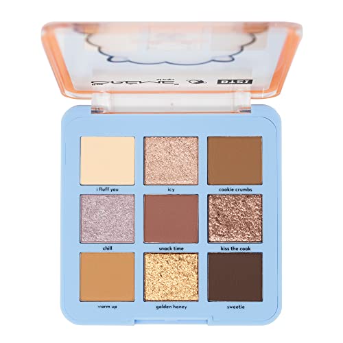 BT21 RJ Eyeshadow Palette - 9 Velvety Pigments, Cruelty-Free