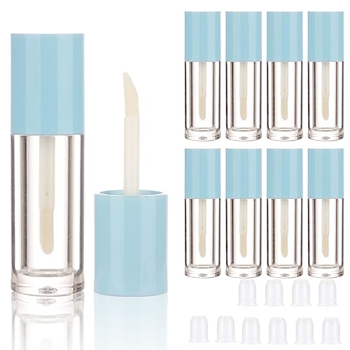 COSIDEA 10Pc Empty Lip Gloss Tubes 2.5ml with Wand Applicator