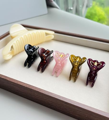 Octopus Claw Clips Set - Large 5.0" & Mini 1.9" Hair Clips
